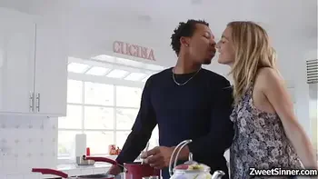 Hot latina babe Vanessa Sky bangs with black stud Ricky Johnson and swallowing his large black cock and riding him so hard like a crazy cowgirl.