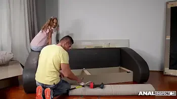 Anal inspectors Sabrina Moor ass to mouth sucks her juices off of big cock