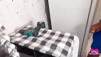 Anal, blowjob and squirt with Mandy upside down