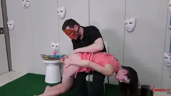 Anastasia Rose is ass toyed with plug