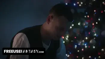 FreeUse Fantasy - Three Horny Boys Ask Santa To Send Them A Big Titted Stepmom For Christmas