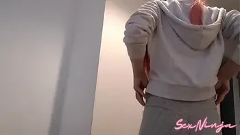 Flashing My Big Dick next to Step-Mom