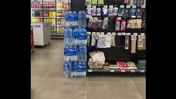 Monika Fox Came Fully Naked To The Grocery Store For Shopping Part 1