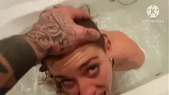 Krizia tzunami hardcore anal cum cumshot bathroom