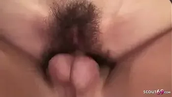 Creampie in Gangbang vor Skinny Japanese Teen by many Guys