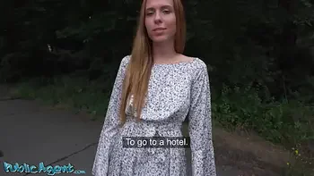 Public Agent - naughty natural 22yr redhead stood up on Tinder date picked up outdoors and given the anal fucking she really wants