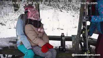 Hot Bunnies humping in the snow