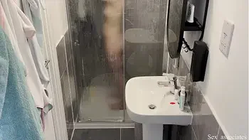 Spying on step-sis's friend who stayed over in our house