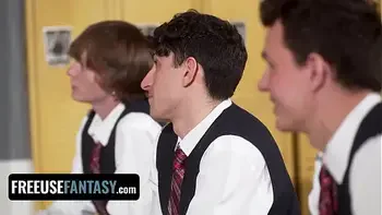 Curvy Teacher Valentina Nappi Gets Fucked By Three Students In A Classroom - FreeUse Fantasy