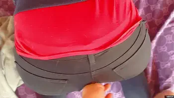 Nympho Fucked in Ripped Jeans Denim and Finishing With Huge Cumshot