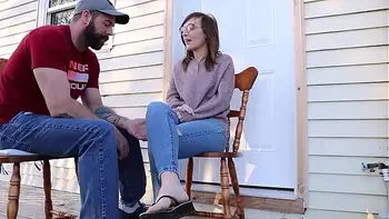 Milf squirting in jeans and HUGE squirt into a cup