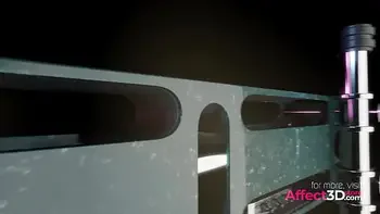 Famous game characters anal riding huge dick dildo in a 3d animation by Speerph