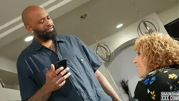 SARA JAY AND DEE WILLIAMS HAVE A LITTLE FUN WITH THE CABLE MAN