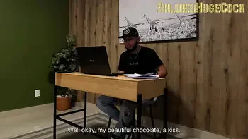 While my MILF wife is working, she hired a Mexican whore... My wife discovers us and pays her more money to fuck without a condom