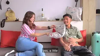 Stepsister lets Stepbrother See her White Pussy