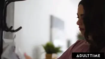 ADULT TIME - Bisexual Boss Gives Naughty Assistant A Facial With Her BF's Help! MMF THREESOME!