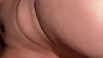 Hot Latina makes me cum so hard, fat ass brunette pounded doggystyle, Real Homemade Amateur Couple