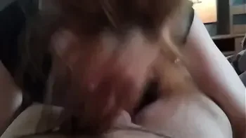Massive unexpected Cumshot in Throat and keeps fucking her