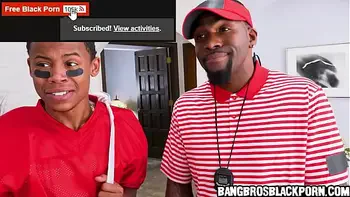 Black teen catches his stepmom sucking his coach's dick!