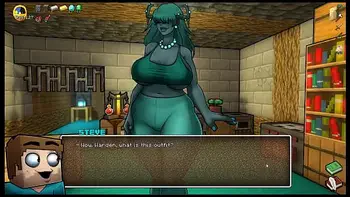 HornyCraft [Minecraft Parody Hentai game PornPlay ] Ep.39 Giant yoga pants thighjob