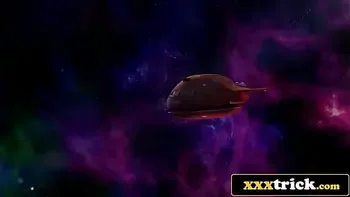 Sexy British Babes In FFM Thresome Aboard Fake Space Taxi