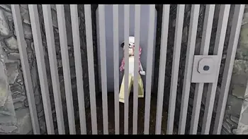 slut gets fucked in cage