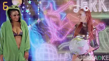 Jerkaoke- Sexy Babe Armani Dream Gets Fucked Hard In Space