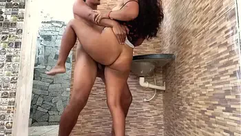 He followed me to the bathroom to fuck me hidden at his friends' house