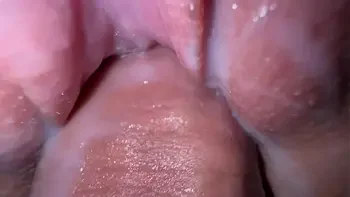Pussy licking orgasm, creamy fuck and hot cumshot on tits
