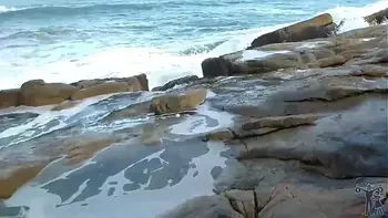 Levei a namorada na praia para ter uma linda vista, só não disse qual