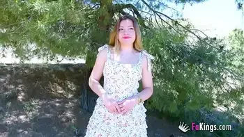 Posh student Jacky Blondie and a horny dirty worker: Opposites attract at First FAKings!