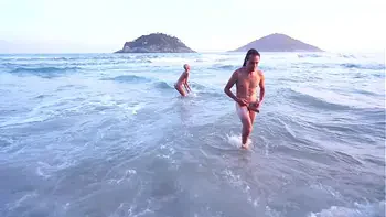 Cute Brazilian Heloa Green fucked in front of more than 60 people at the beach (DAP, DP, Anal, Public sex, Monster cock, BBC, DAP at the beach. unedited, Raw, voyeur) OB237