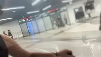 1000km drive of Squirt, Cum eating, Pantie Piss and Pissing