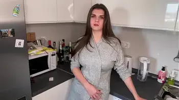 Horny Step Mother was caught by Step Son and She Seduces him with her 2 Big Cocks