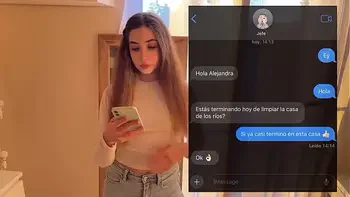 I'm going to clean a new client's house, I didn't want to go but my boss needed me, the client caught me by surprise and fucked my pussy very hard, he came inside me