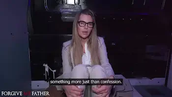 Forgive Me Father - Russian MILF amateur rough sex sloppy blowjob big tits blonde loves to please