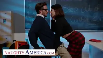 Naughty America - Ivy LeBelle fucks her A  student