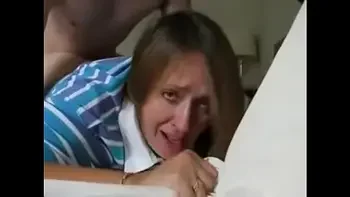 step Son cum inside his ass