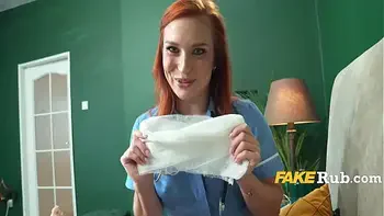 Nurse Turned On By His Large Sperm Sample