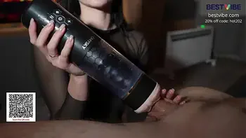 A bright evening orgasm with the help of Bestvibe StormCup!