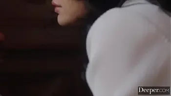 Deeper. Naughty Secretary Valentina Rides Her Boss' BBC