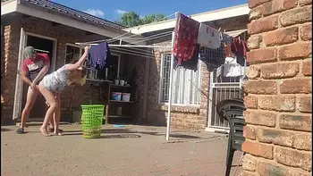 Cuckold Troubled man fucking my wife outdoors