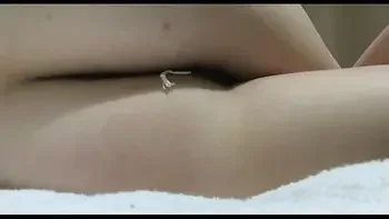 REAL orgasm close up, pulsating wet pussy with a tampon inside. Crossed Legs Orgasm, Cum without hands. Girl wants to fuck during her period