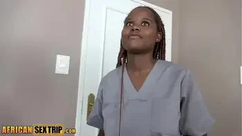 African Sex Trip - Massage Session Turns Into Interracial Threesome