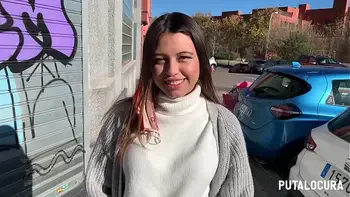 PutaLocura - La preciosa colombiana Camila Palmer es pillada por Torbe y traga toda su lefa.