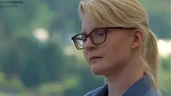 hiking trip - downblouse, saggy tits and public exposed