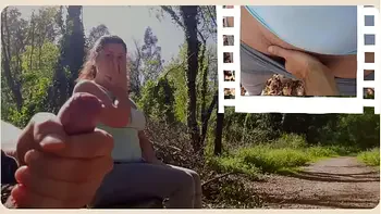 EXHIBITIONIST Dream Come True! Seduce MILF to Fuck, Suck in Park