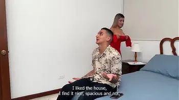 Real estate agent fucks her married client to buy her house, fucks her in the wife's bed! Naty Delgado