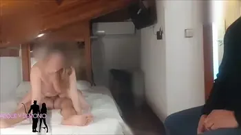 My husband invites a stranger to fuck me hard in front of him, I am his whore and he is my cuckold 3