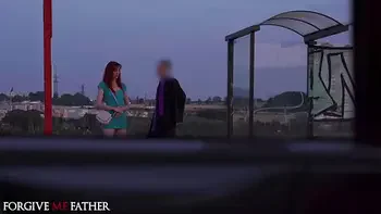 Petite French redhead hard fast fuck after public pick up Anna Yade doggystyle cowgirl deepthroat